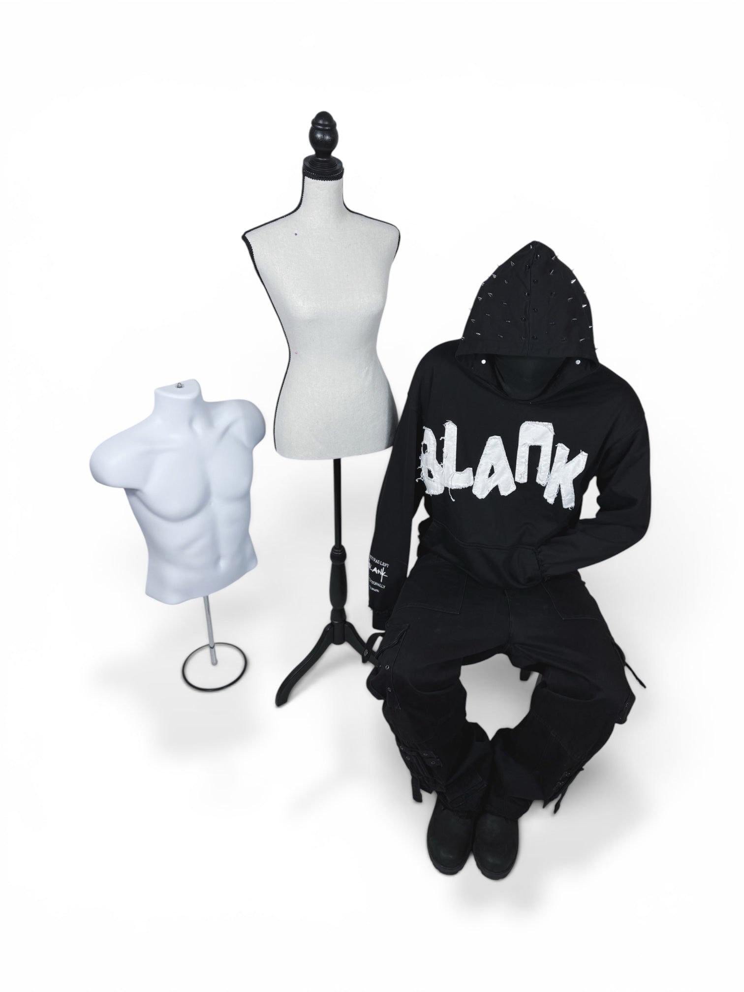 "STUDDED" HOODIE