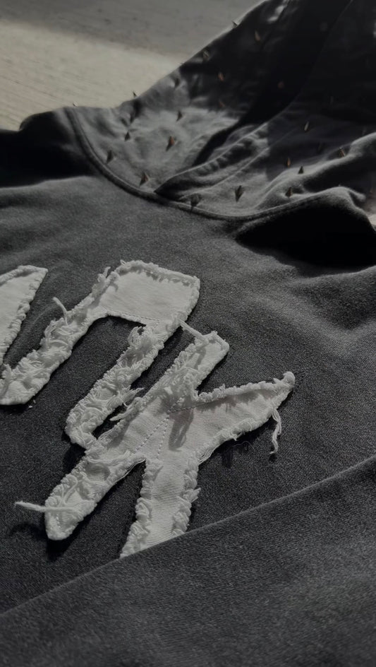 "STUDDED" HOODIE